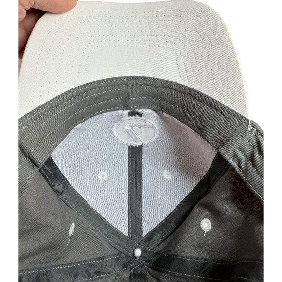 Lexus Gray White Embroidered Logo Strapback Baseball Cap Adjustable Hat OSFM - Picture 10 of 12